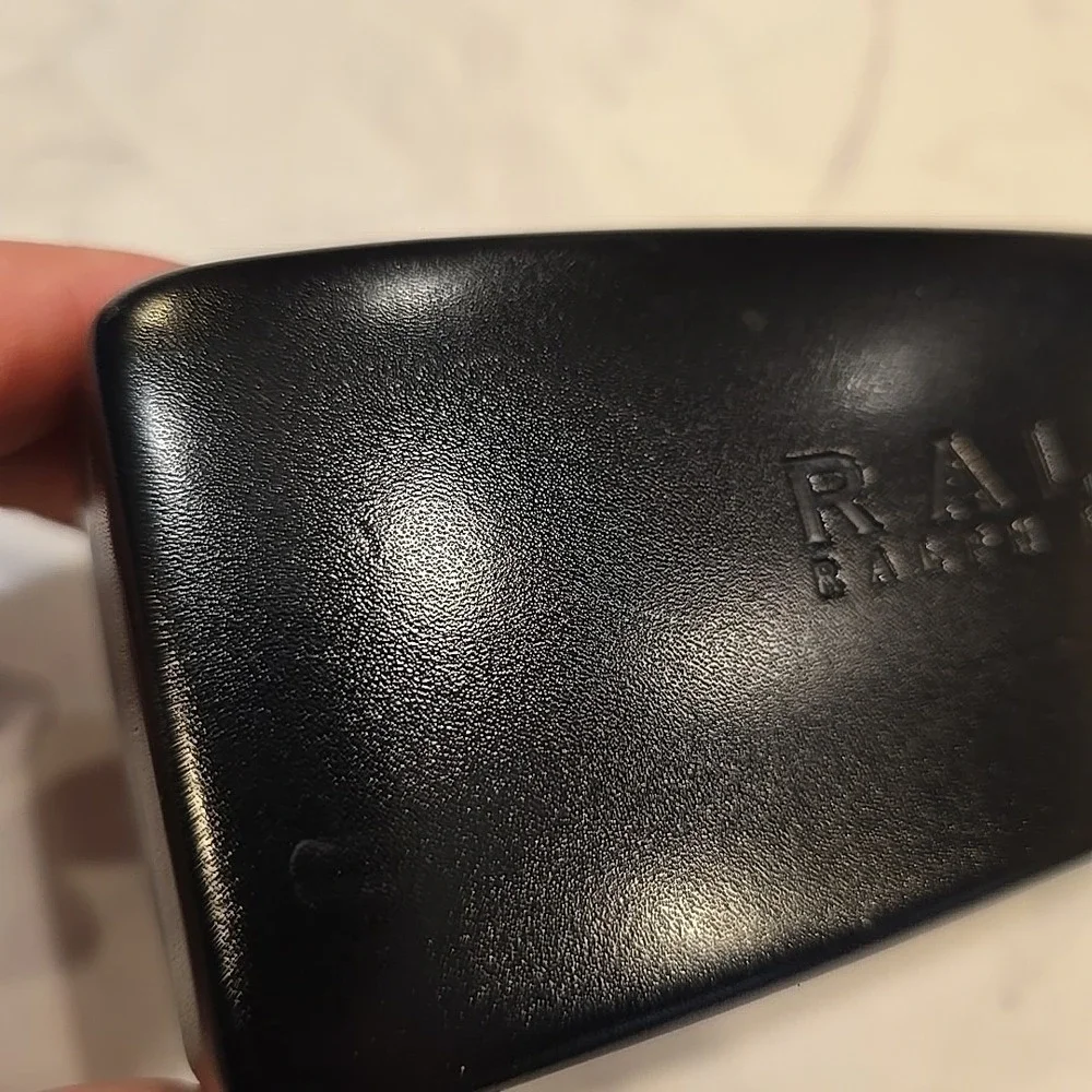 Ralph Lauren Black Hard Shell Eyeglasses/Sunglasses Case Free Shipping‎